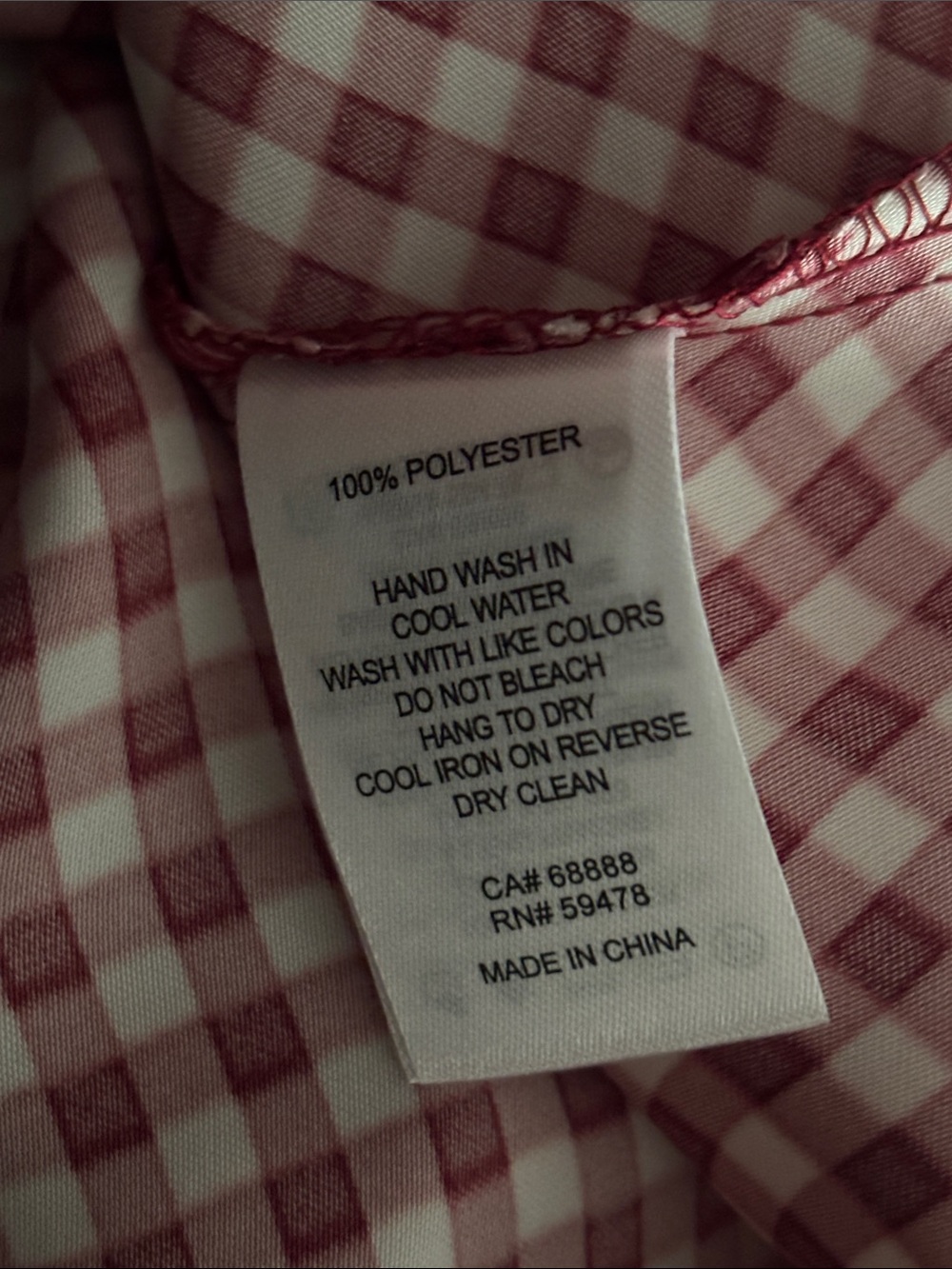 NWT CAROLINE CONSTAS Red Gingham Maxi Dress - Picture 7 of 8